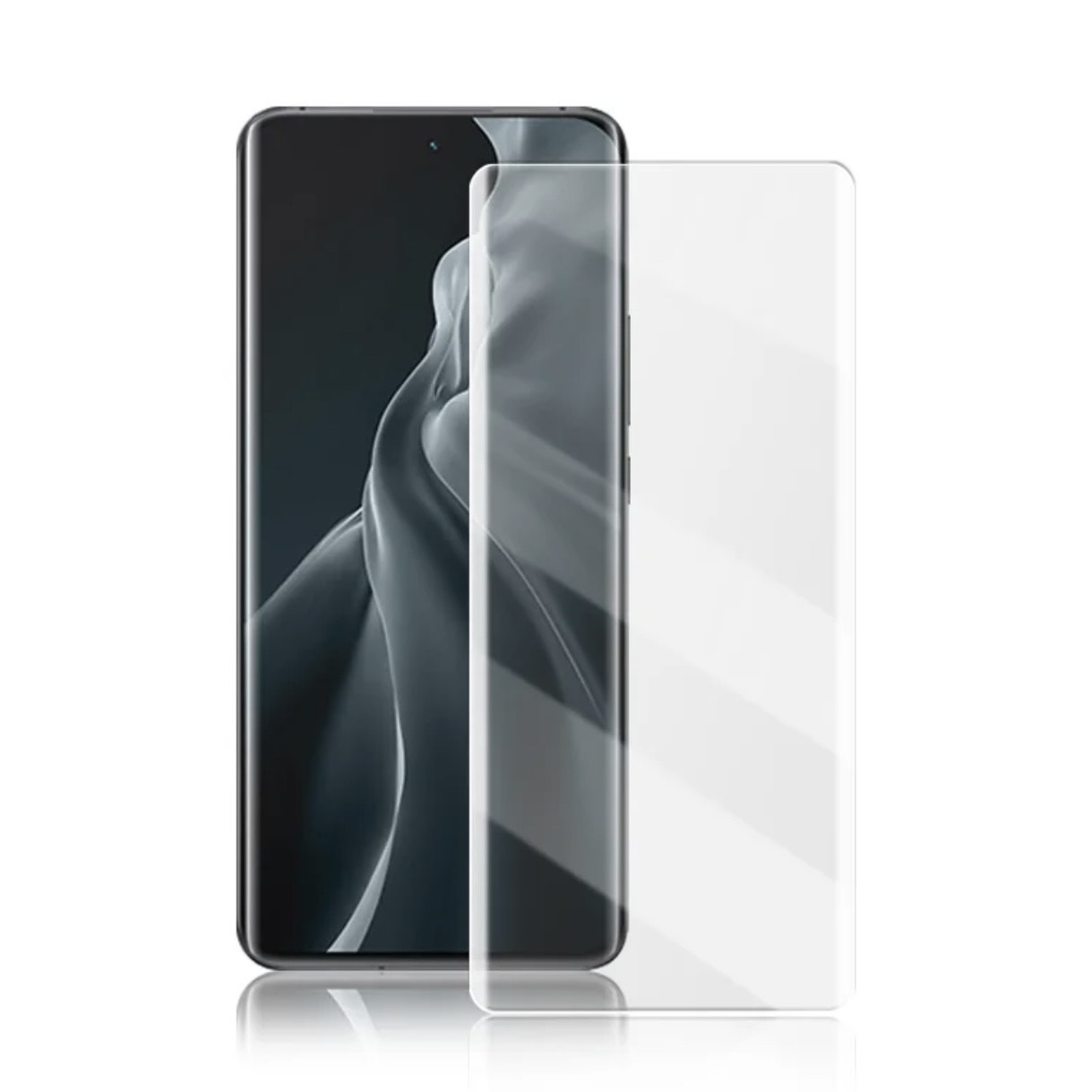 UV Curved Glass for Realme 12 Pro  - Premium (UV) Tempered Glass Screen Protector - Borderless
