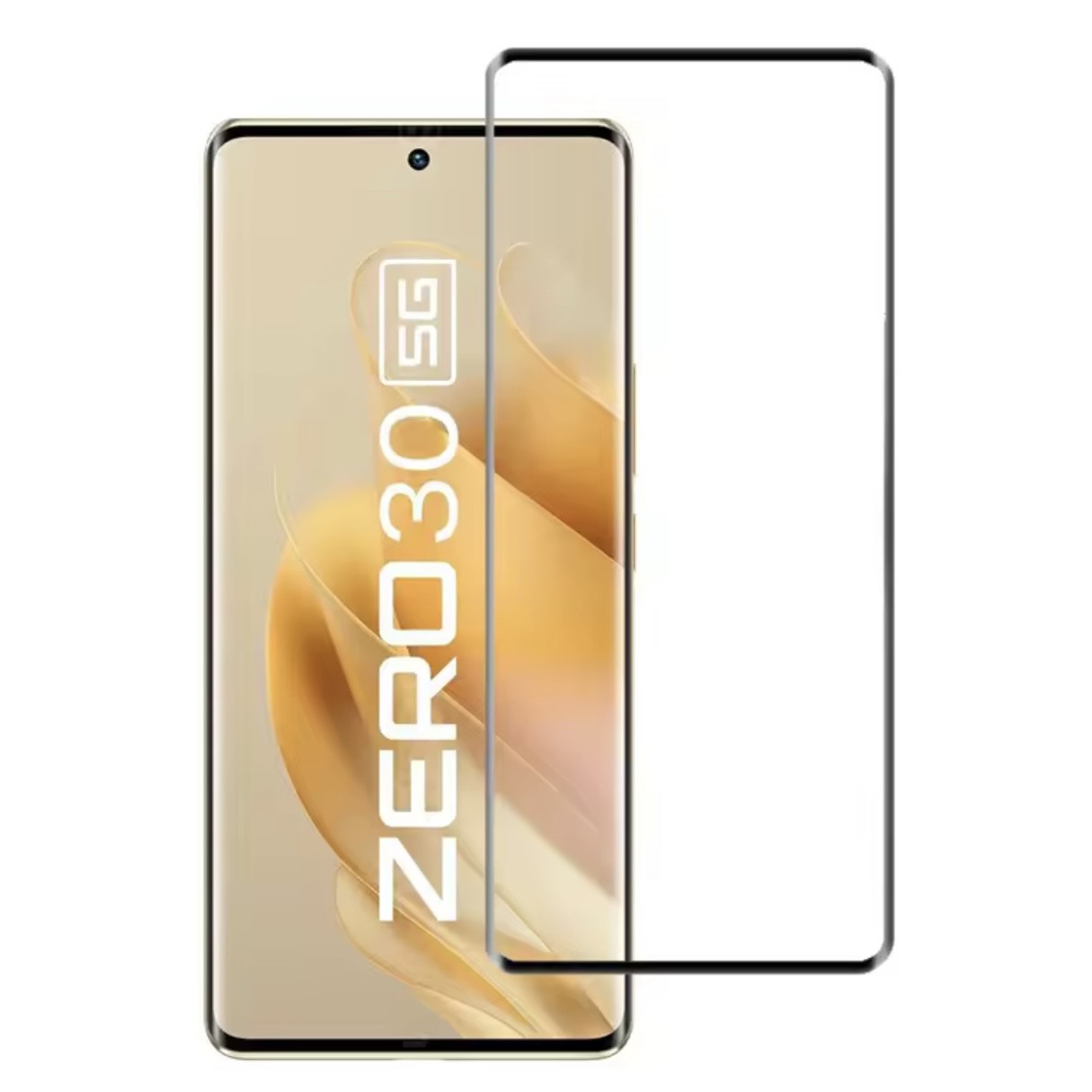 For Infinix Zero 30 4G 5G 3D Curved Screen Protector Film For Infinix Zero30 Full Cover Protective Tempered Glass