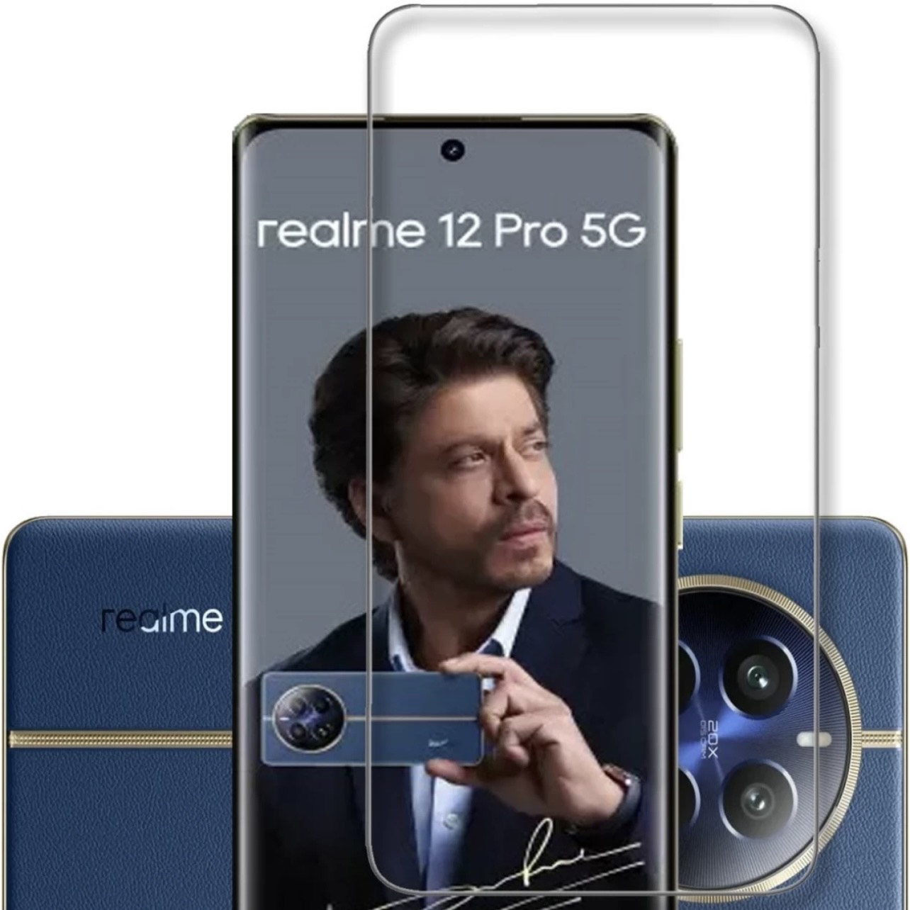 3D Curved Tempered Glass For Realme 12 (5G] Pro 