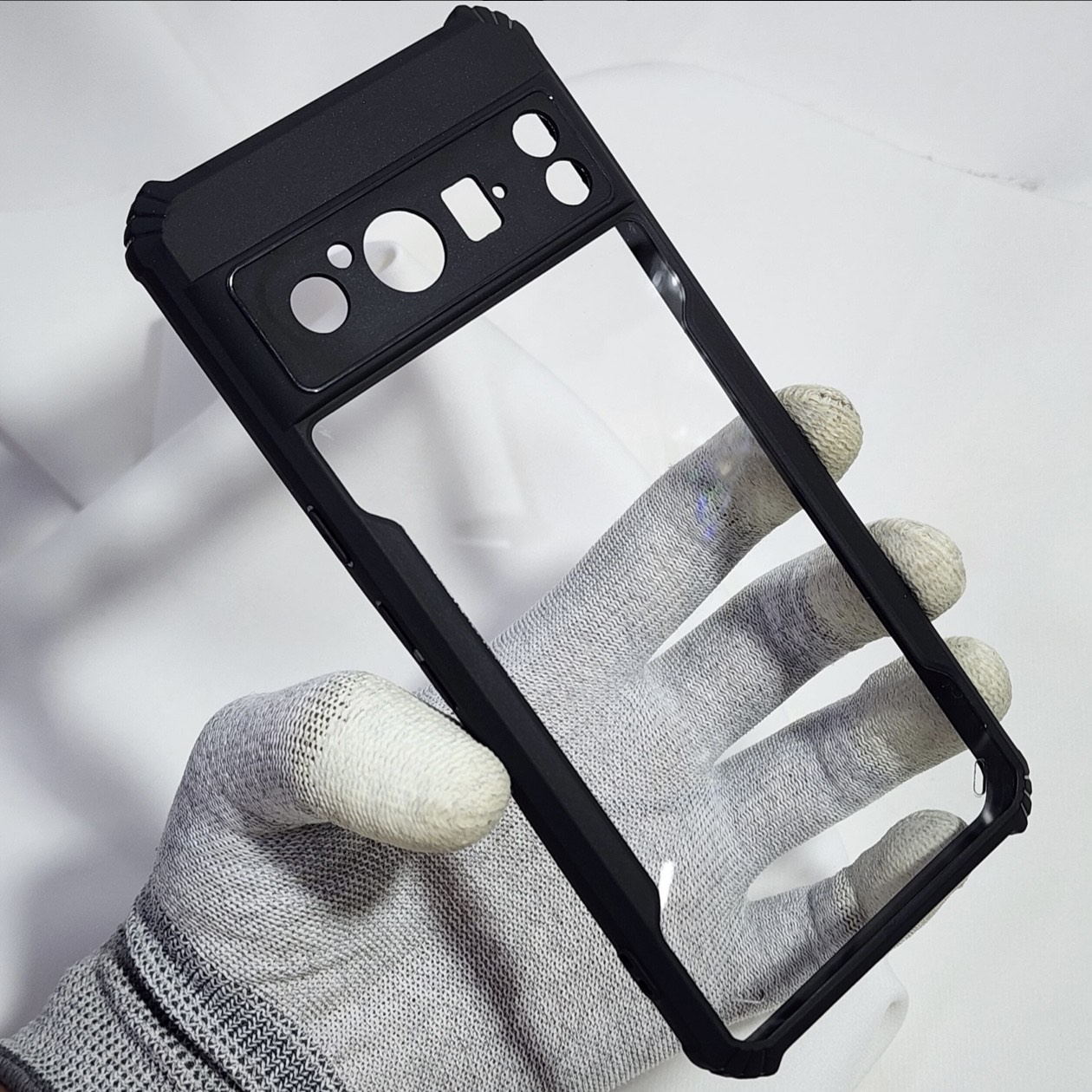 Google Pixel 8 Pro  Clear Transparent Soft Rubber Bumper Cover Case -Non Yellowing