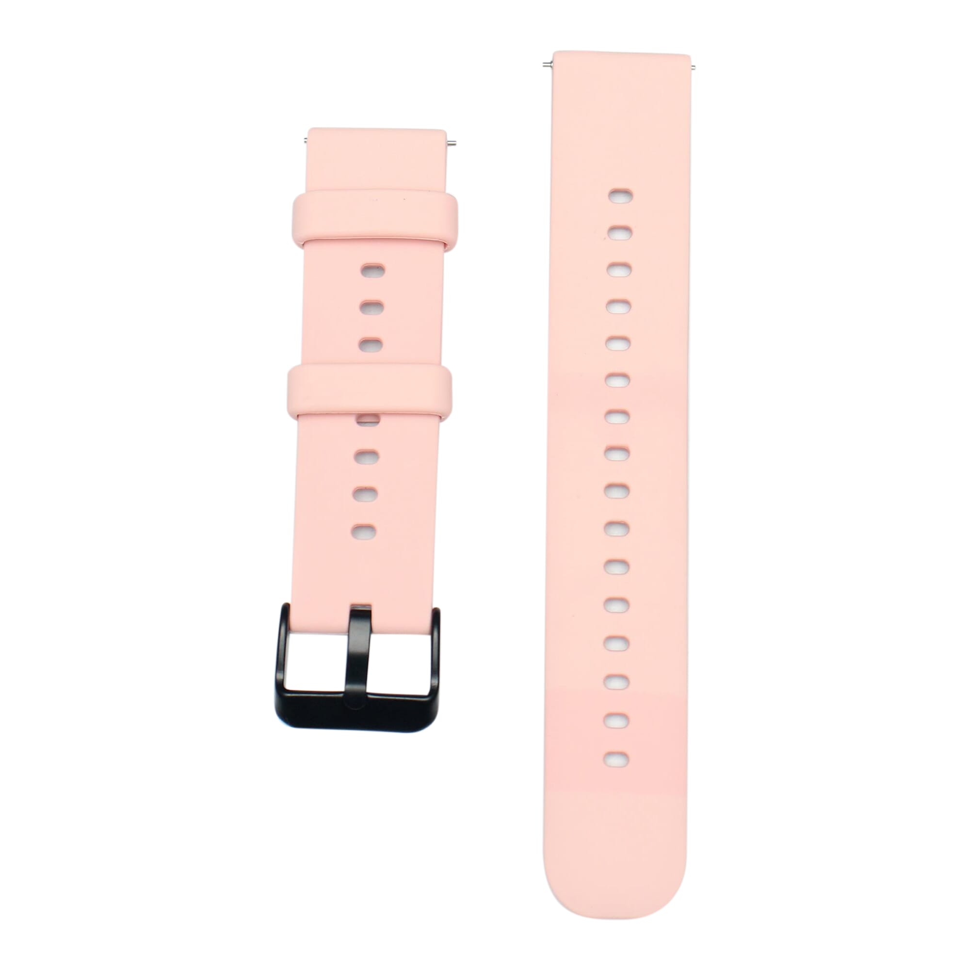 Pink Square 20mm Silicone Strap For Mibro Color Smartwatch