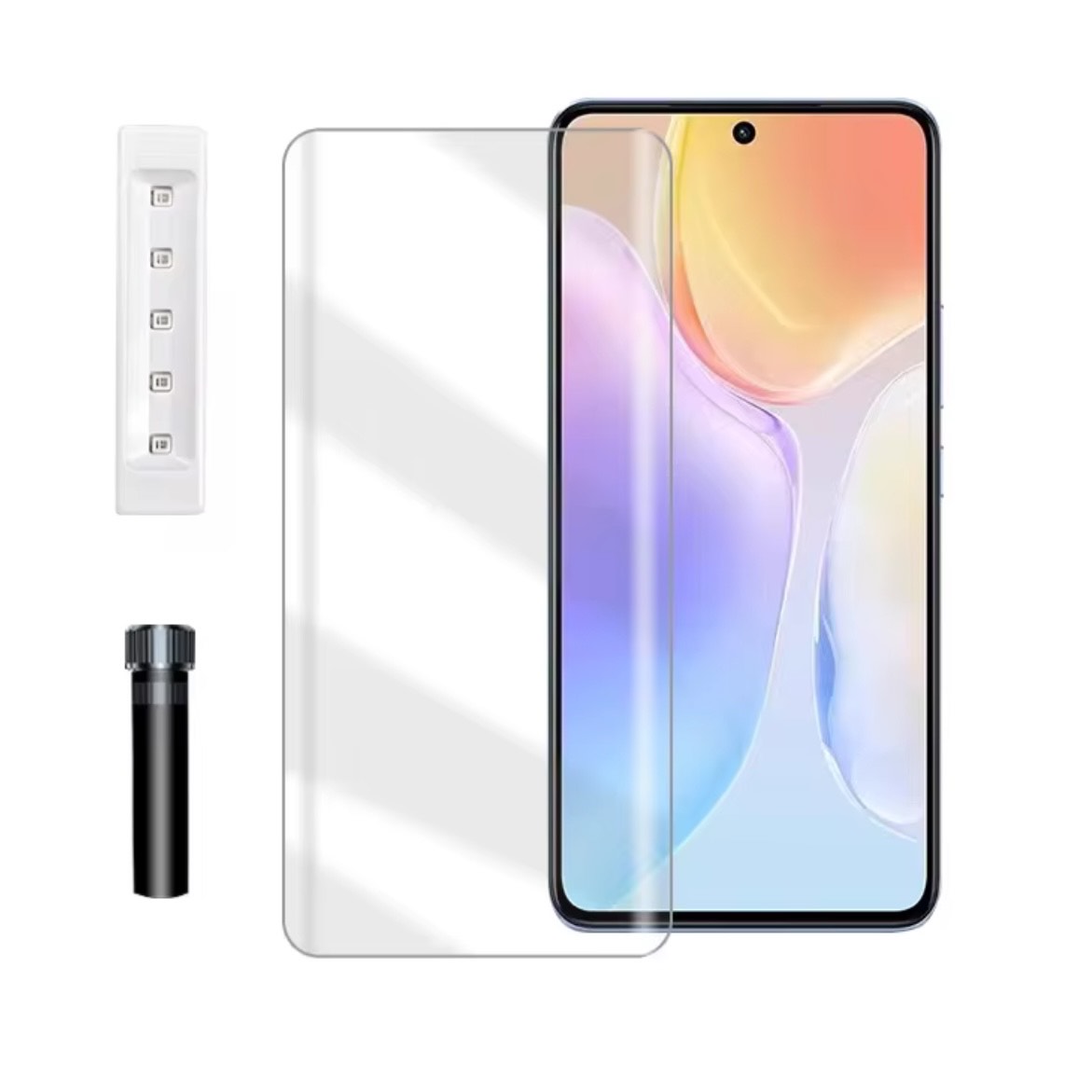 Premium UV Glass for Vivo X70 Pro Plus + 5G - Full Screen Curved Coverage Tempered Protector