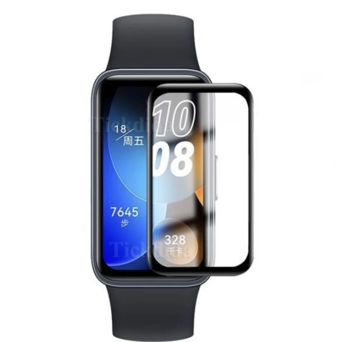For Huawei Band 8 Full Glue Curved Clear Flexible Screen Protector