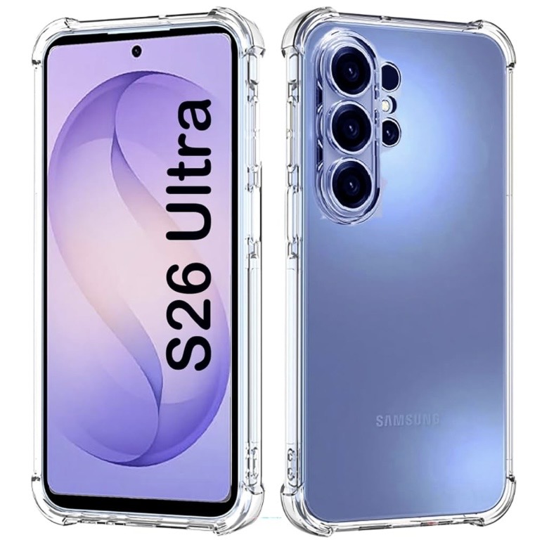 Samsung Galaxy S26 Ultra 5G Clear TPU Case – Shockproof Camera Protection