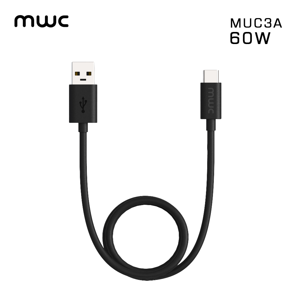MWC USB To Type-C Super Fast Charging Cable | USB 3.1 | 20V/3A | 60W | MUC-3A