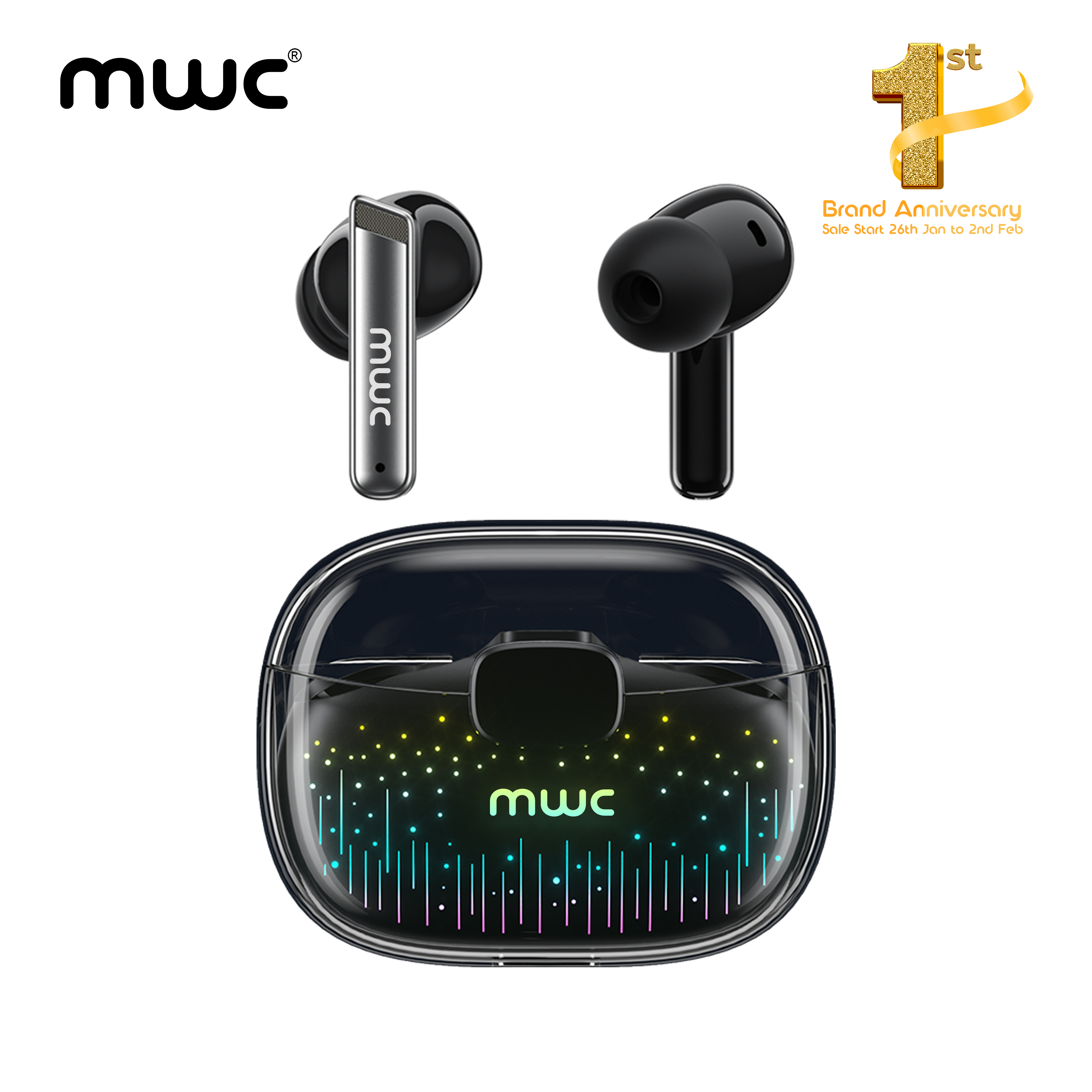 MWC EarPods Pro MT999 ANC TWS Earbuds