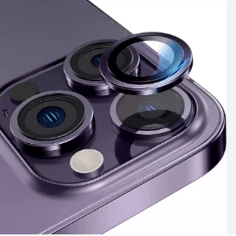 Iphone 14 Pro Max Camera Protector Mettalic Ring Glass