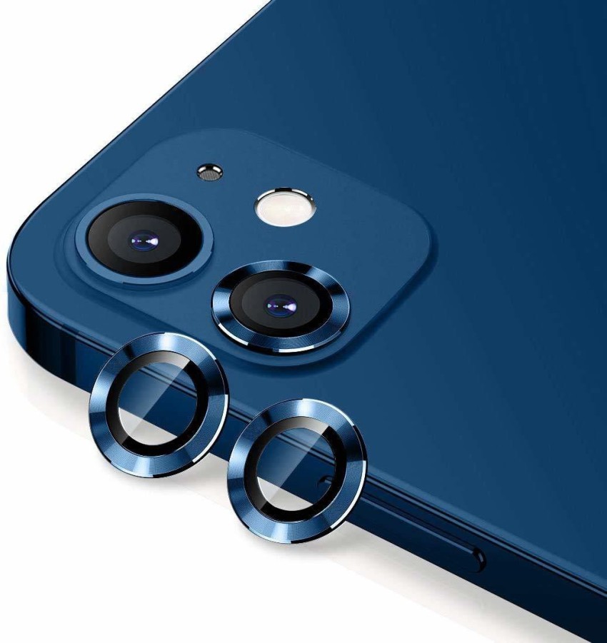 Iphone 12 Camera Protector Mettalic Ring Glass 