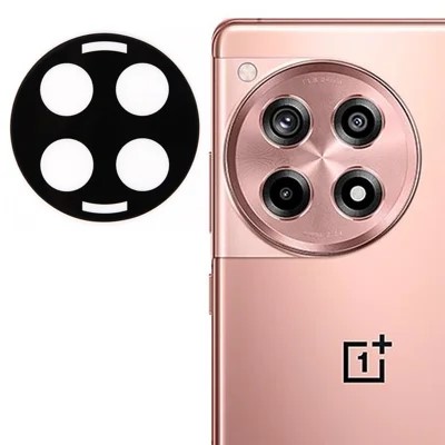 Oneplus 12R Camera Protector Full Glue Glass - Black