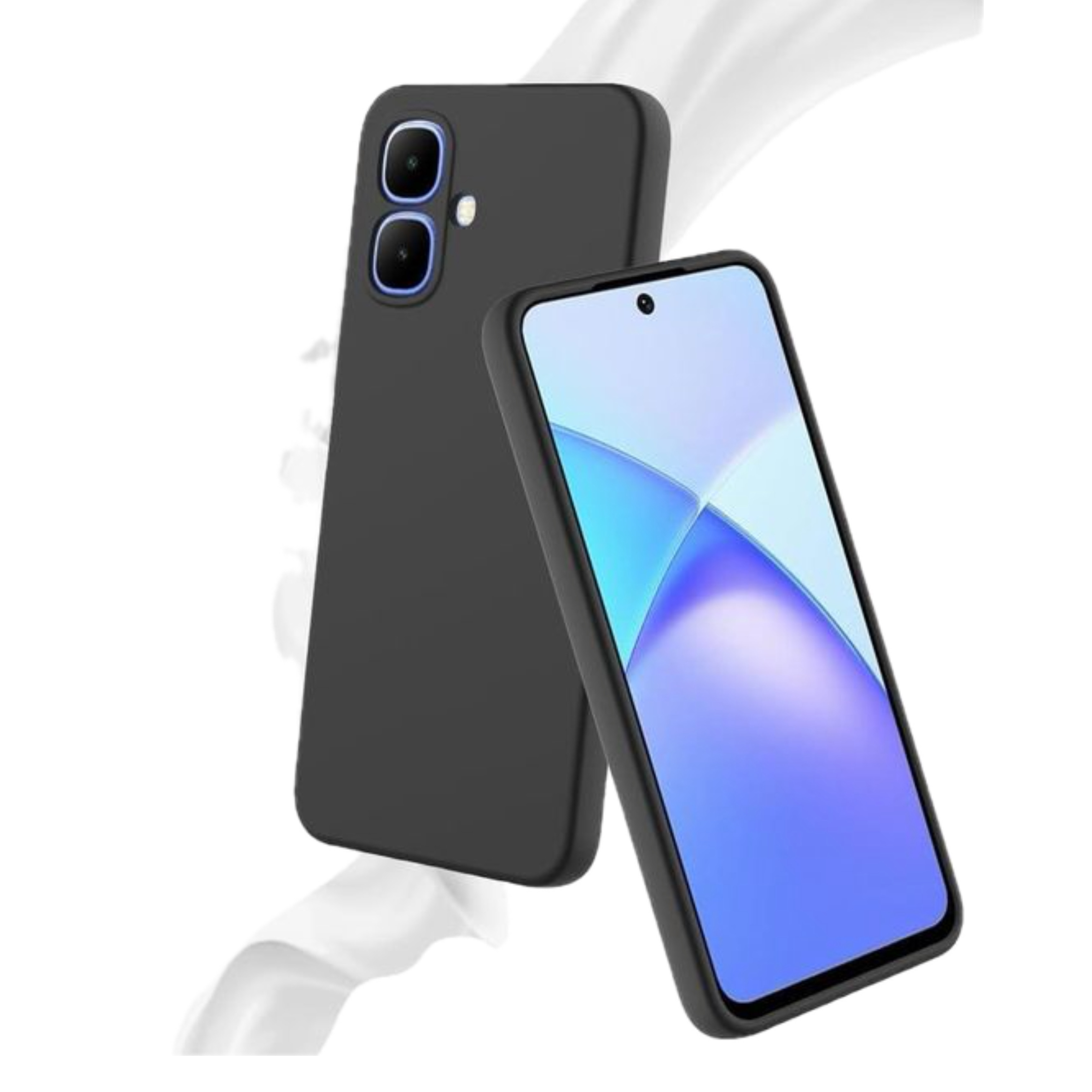 Infinix Smart 10 Soft Silicon Case With Internal Fur