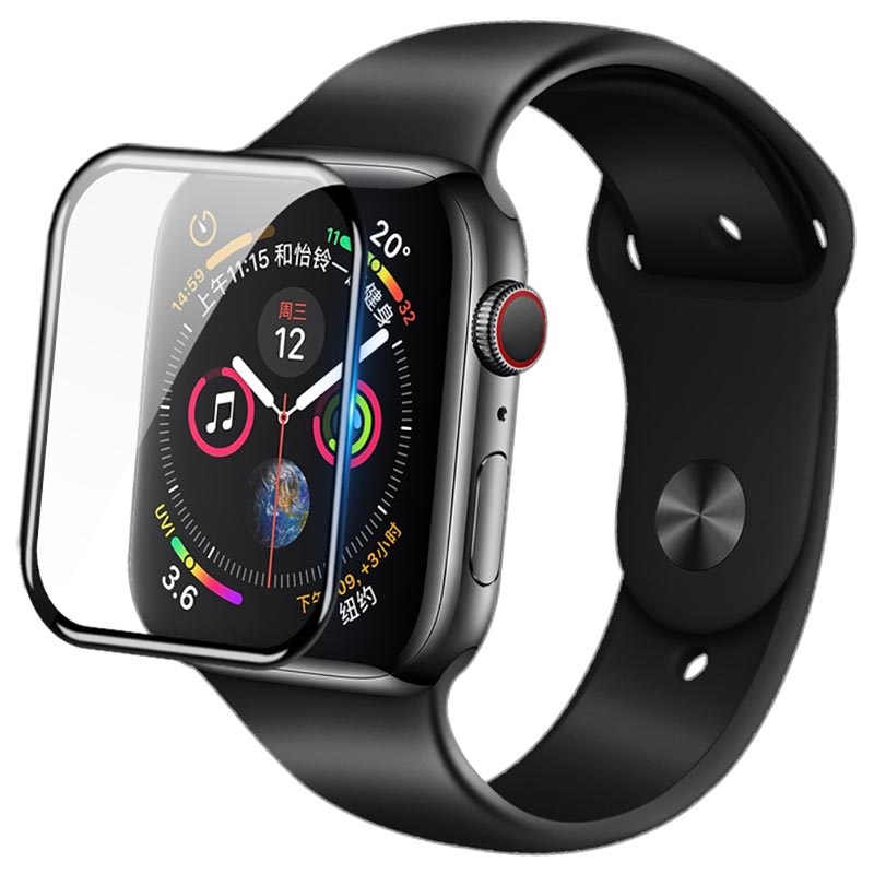 Apple Watch Series 10(46mm) Watch Screen Protector Glass - Black