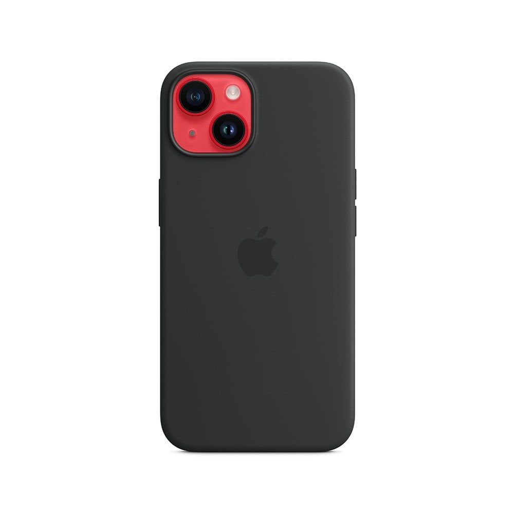 Iphone 14 Plus Silicon Case with Fur Inside