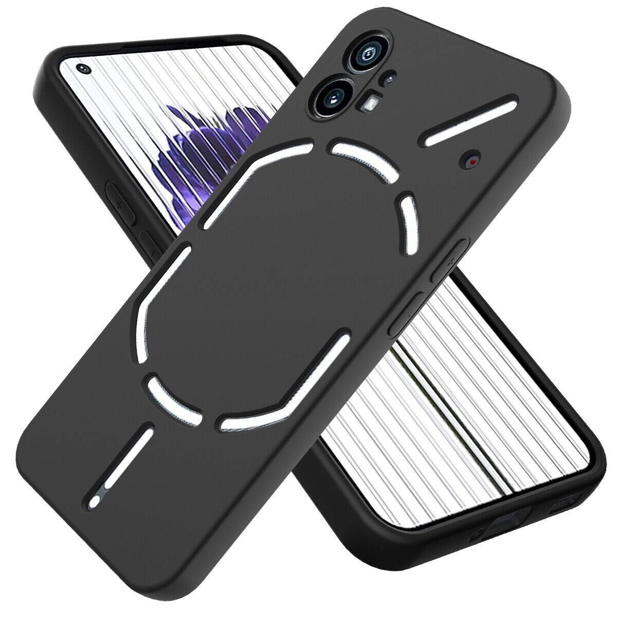 Nothing phone 1 Soft Silicon Case With Internal Fur
