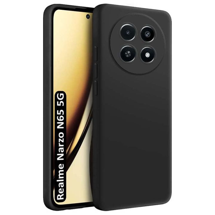 Realme N65 (5g)  Soft Silicon Case With Internal Fur