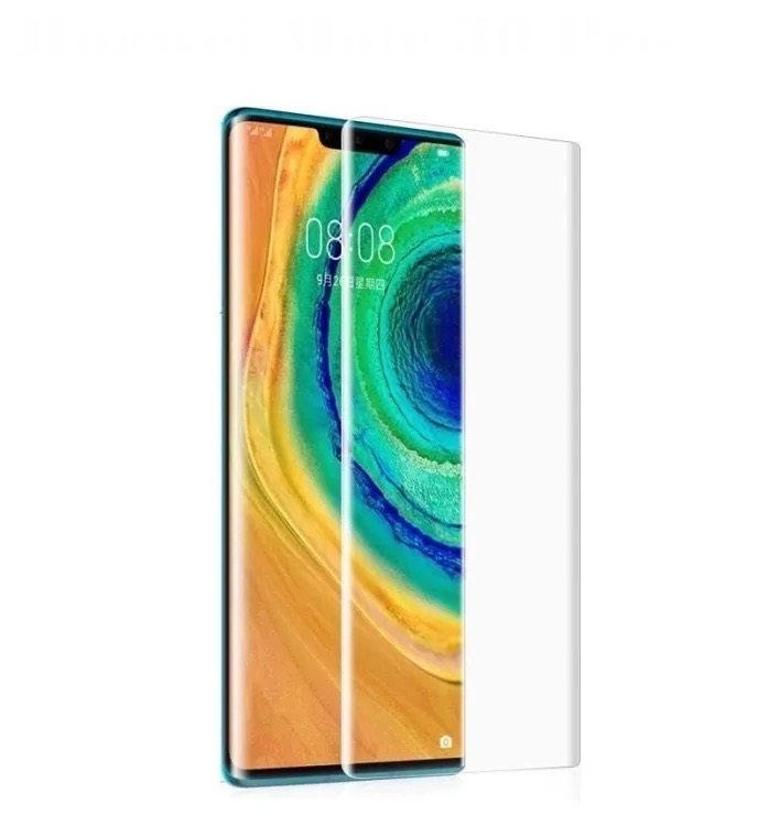 Huawei Mate 20 Pro UV Curved Screen Protector Glass With Liquid & Light - Other