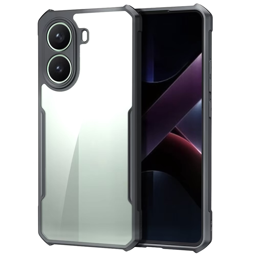 Poco X7 Pro (5g)  Ipaaky Back Transparent Case - Black (Other)