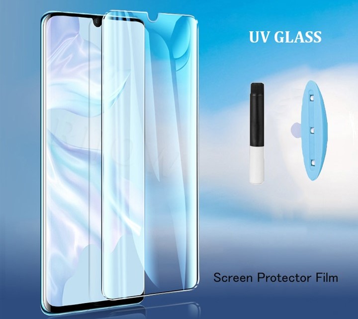 Mi Note 10/Note 10 Pro UV Curved Screen Protector Glass With Liquid & Light - Other