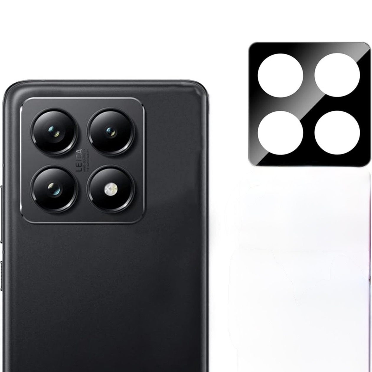 Xiaomi 15T  Camera Protector Full Glue Glass - Black