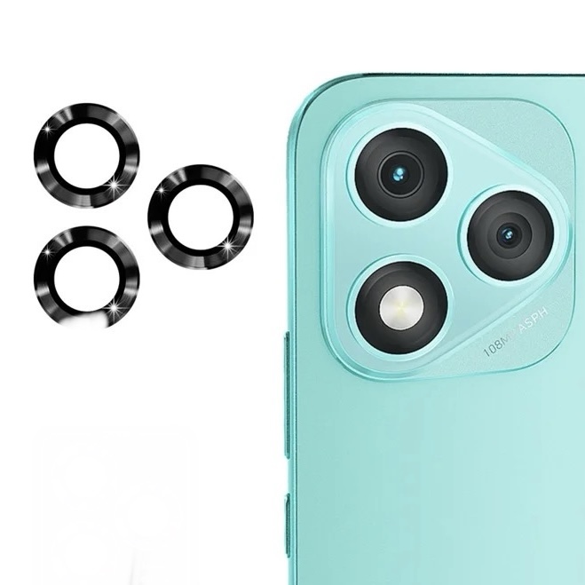 Honor 400 (5g) Mettalic Ring Glass - Black