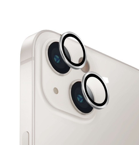 Iphone 15 Plus Camera Protector Mettalic Ring Glass