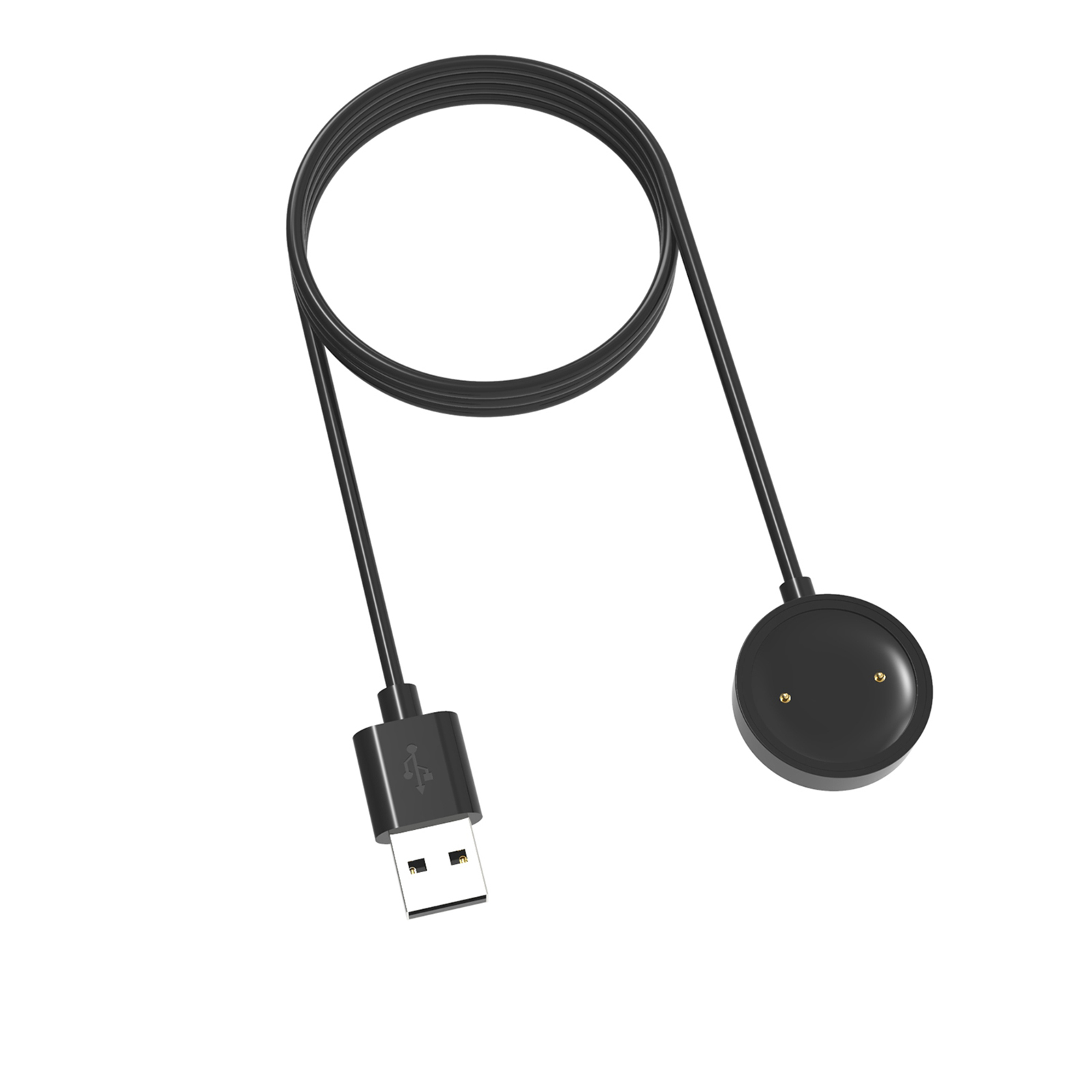 USB Magnetic Watch Charger For Mibro Lite - Black