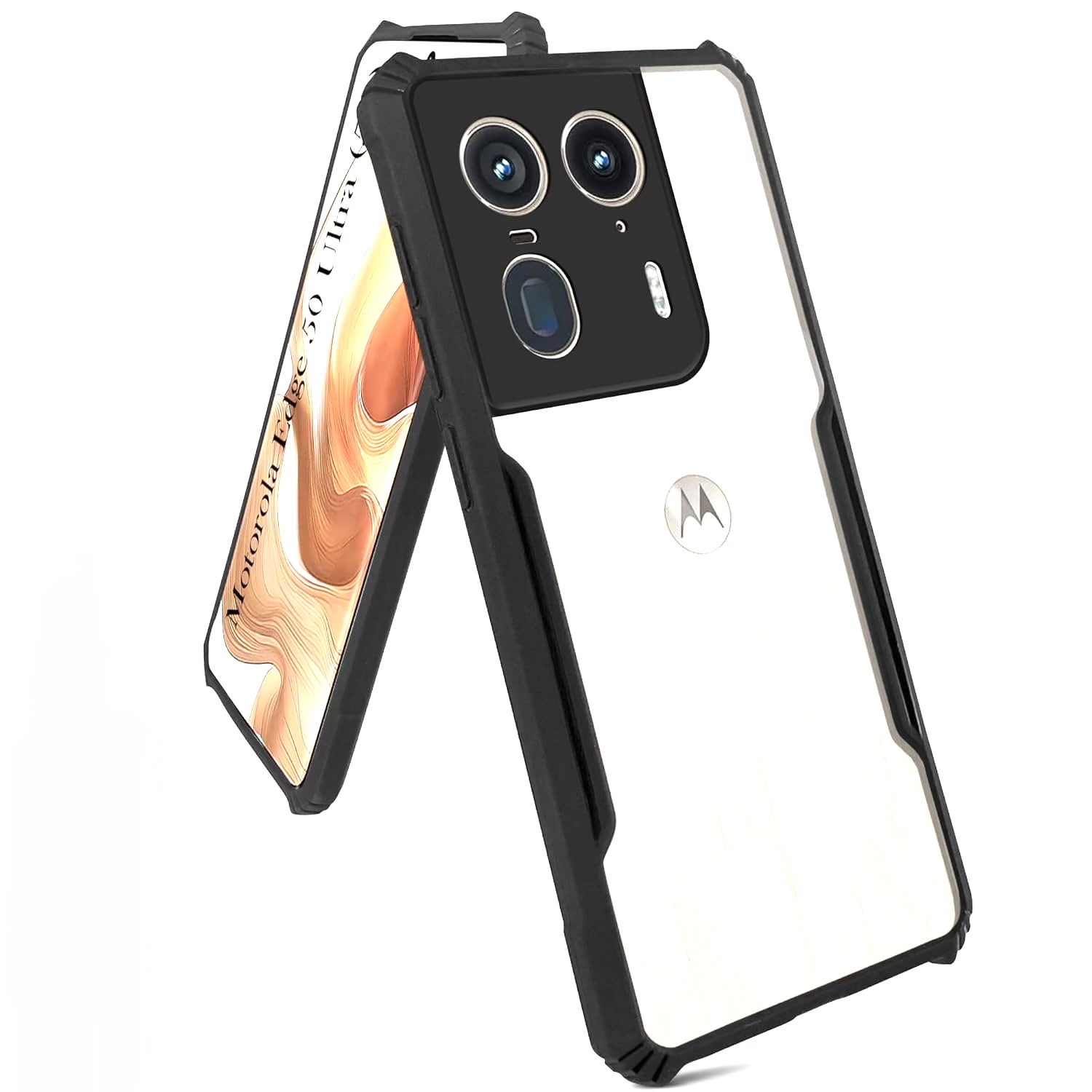 Motorola Edge 50 Ultra Ipaaky Back Transparent Case