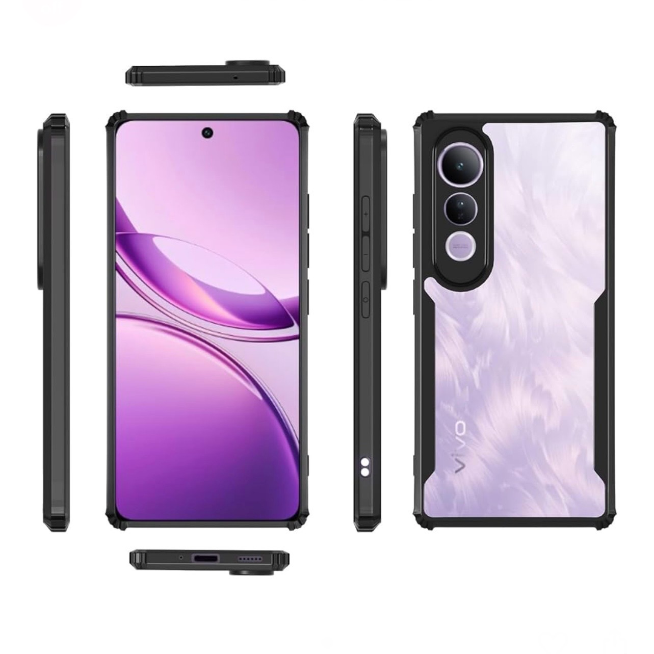 Vivo Y50 Lite (4G/5G) Fusion Ipaaky Back Transparent Case