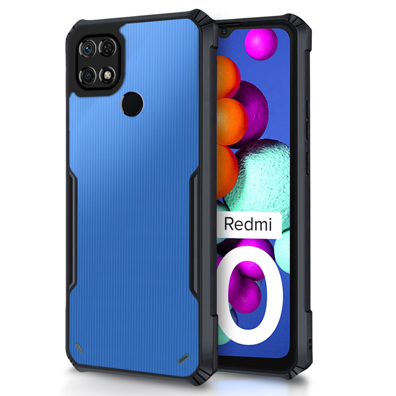 Redmi 9C Ipaaky Back Transparent Case With Side Border