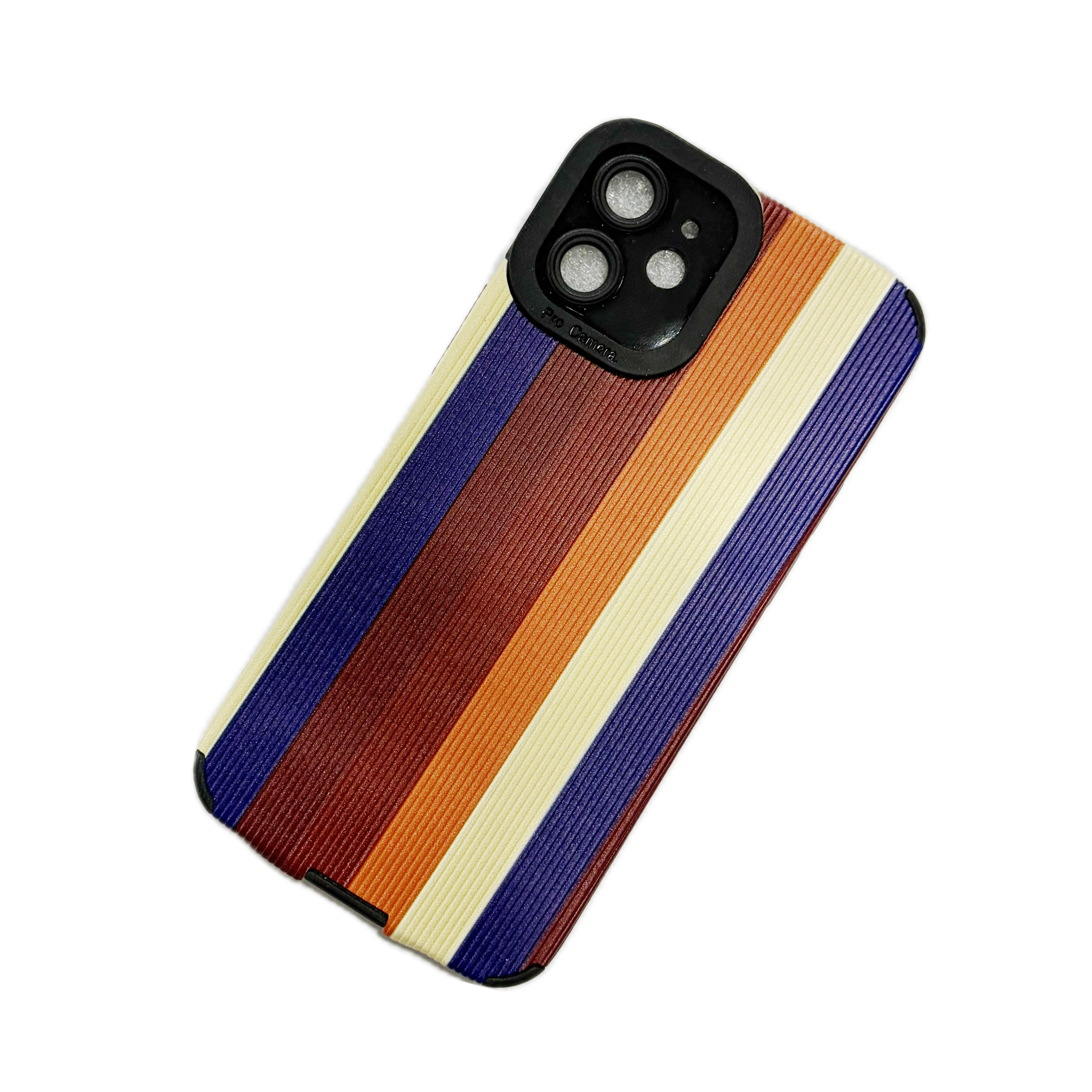 Iphone 12 Mini Printed Pattern Lining Case With Side Silicon - Other