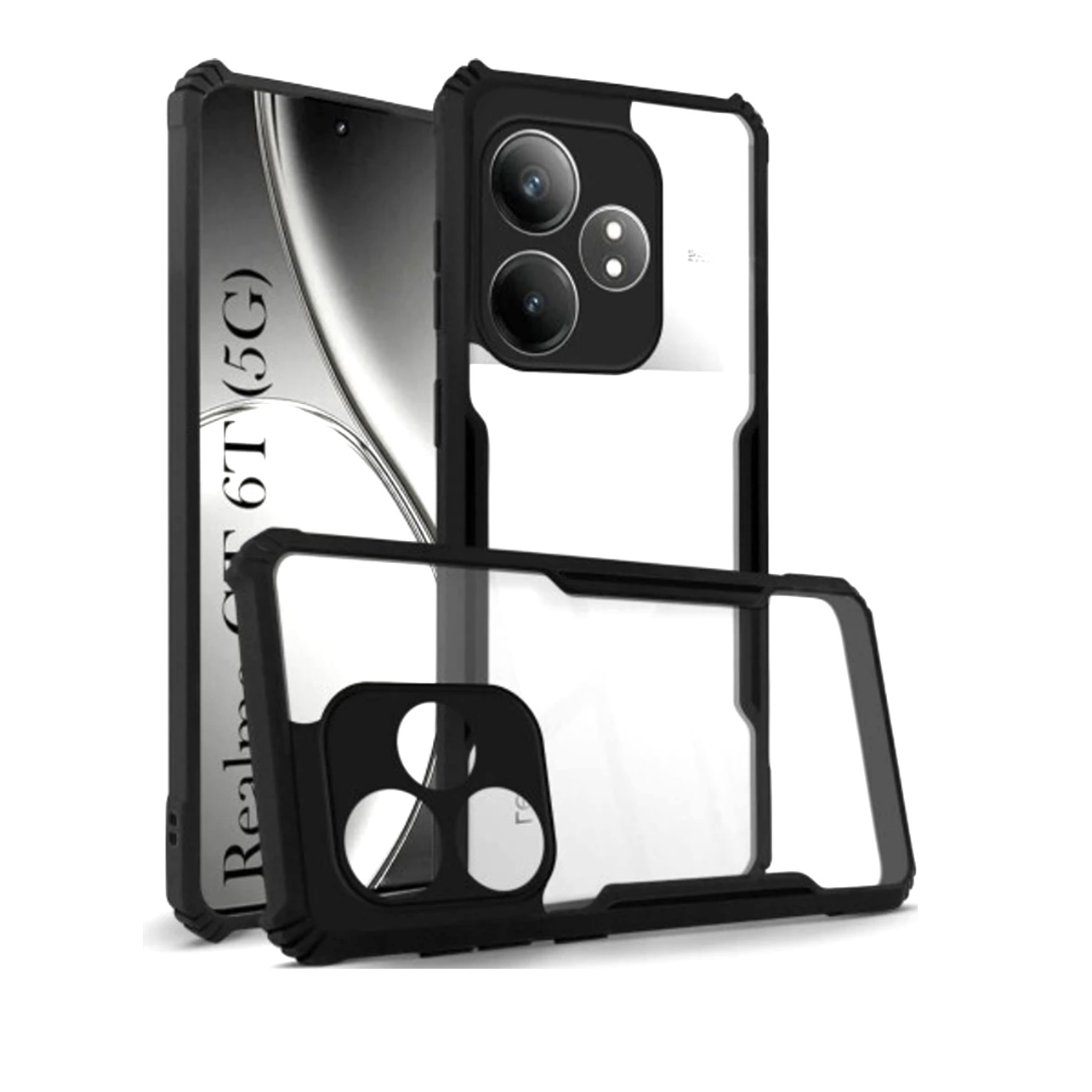 Realme GT 6T (5G) Ipaaky Back Transparent Case