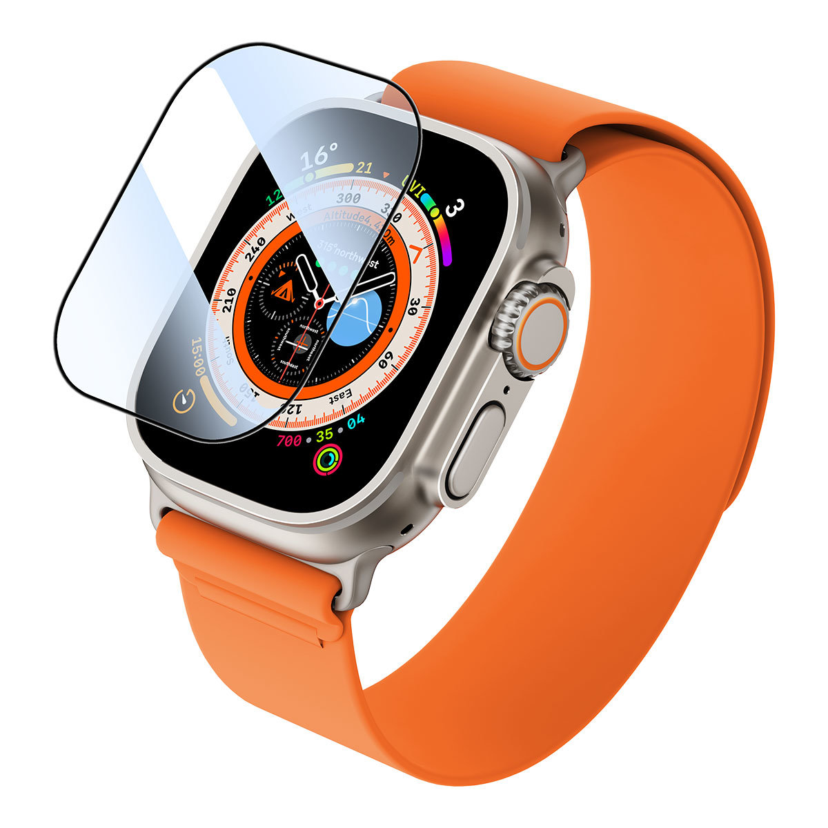 Apple Watch Ultra 49mm Watch Glass - Black