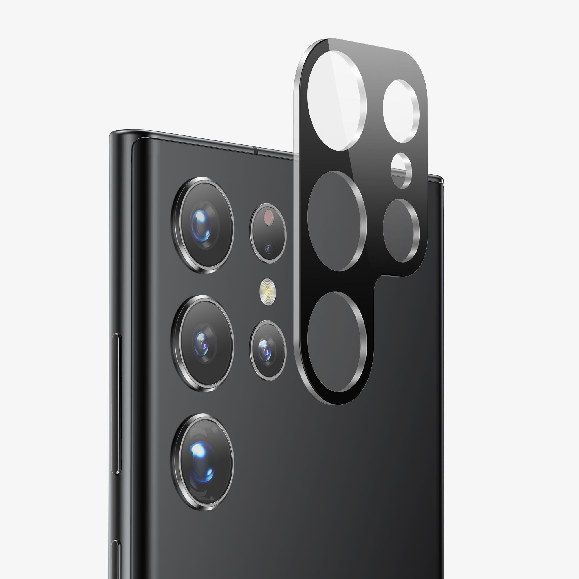 Samsung S22 Ultra Camera Protector Full Glue Glass - Black