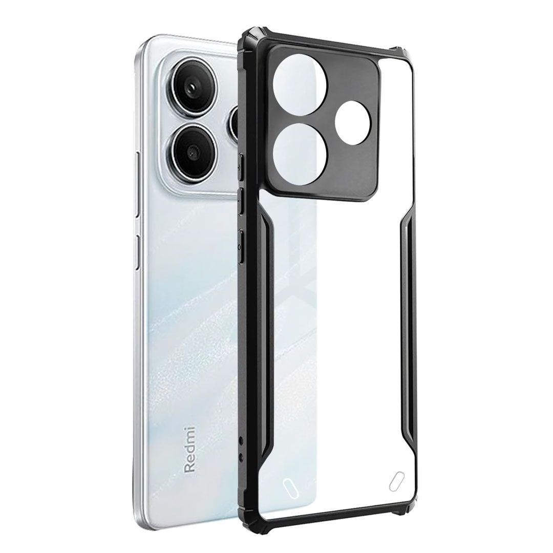 Redmi Note 14 (4g) Ipaaky Case With Back Transparent - Black (Other)