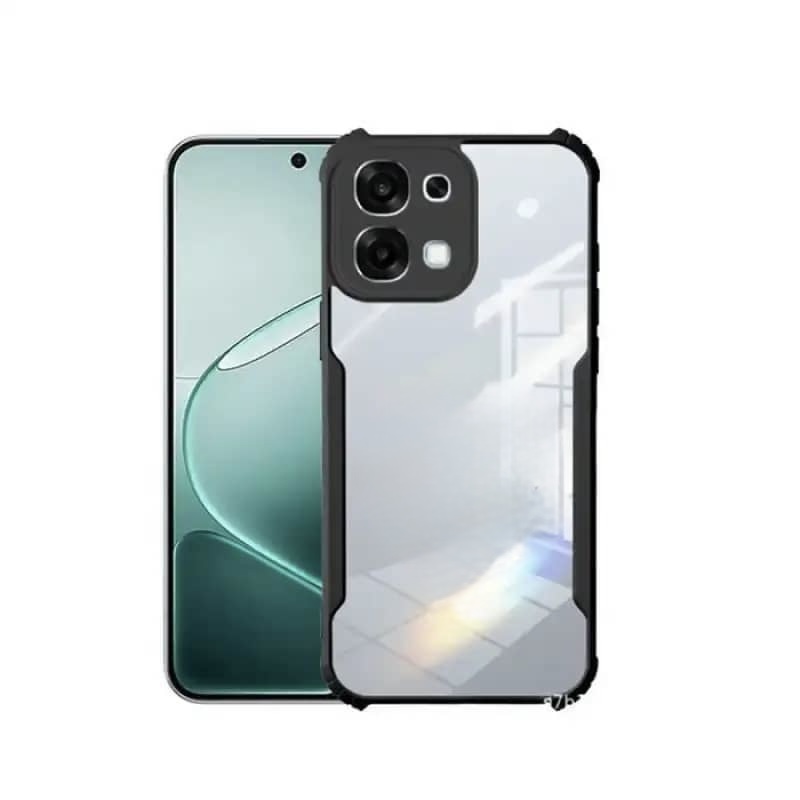 Oppo A6 Pro Ipaaky Back Transparent Case With Side Border
