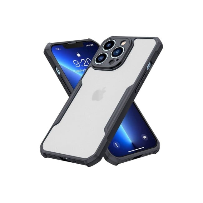 Iphone 16 Pro Max Ipaaky Case With Back Transparent - Black (Other)