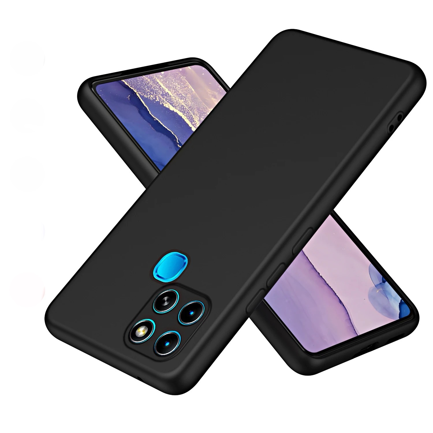 Infinix Smart 6 Soft Silicon Case With Internal Fur