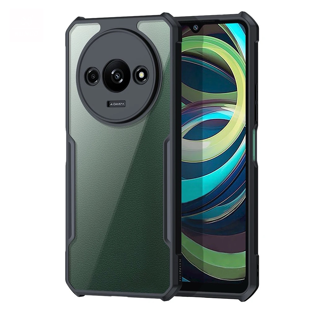 Ipaaky Case For Redmi A3 - Black (Other)