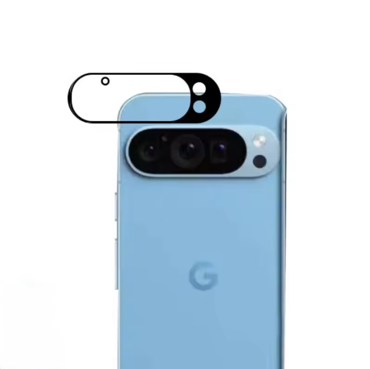 Google Pixel 9 Pro  Camera Protector Full Glue Glass - Black