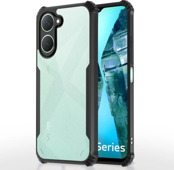 Vivo Y18 Ipaaky Back Transparent Case With Side Border