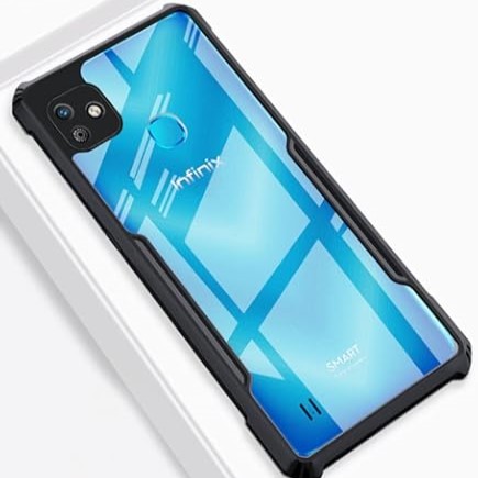 Infinix Smart HD (2021) Ipaaky Case With Back Transparent - Black (Other)