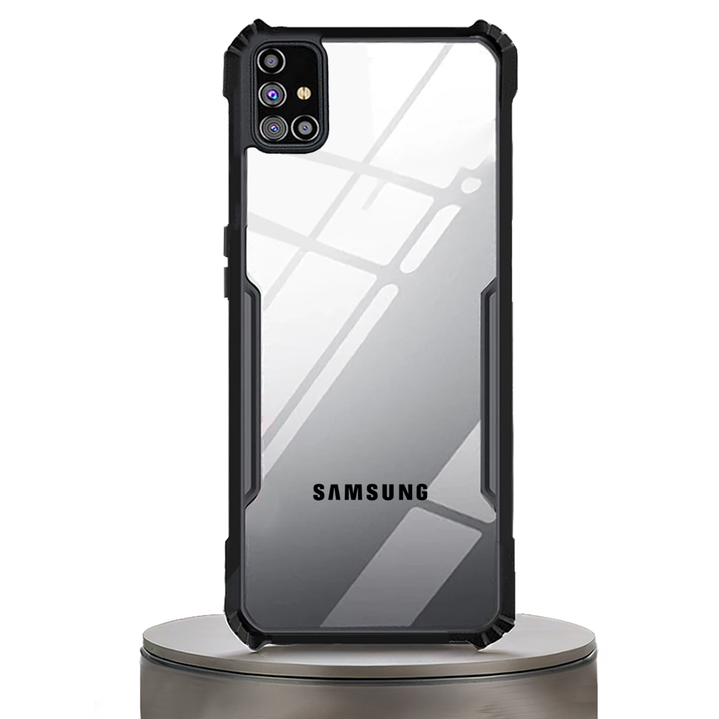 Samsung M31s Ipaaky Back Transparent Case With Side Border
