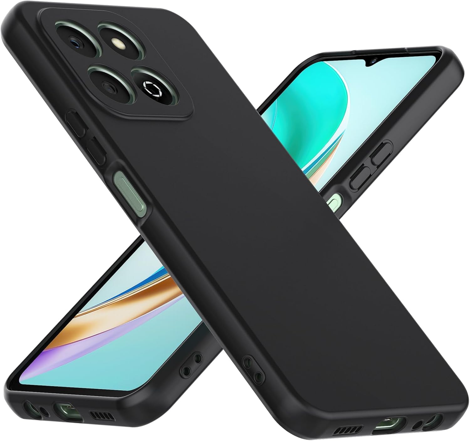 Honor X7C Soft Silicon Case With Side Pattern