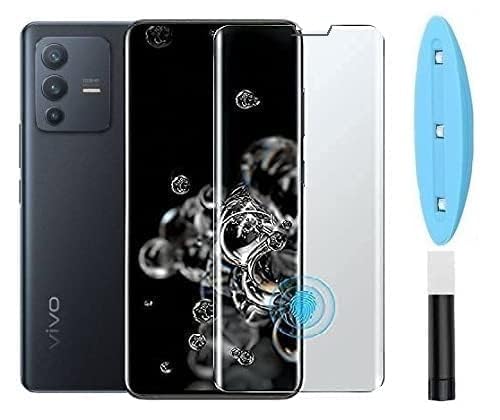 Vivo V23 Pro UV Curved Screen Protector Glass With Liquid & Light - Other