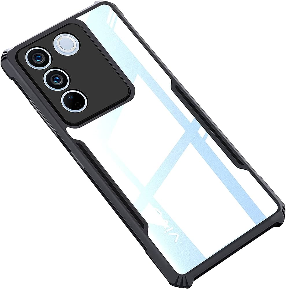 Ipaaky Case For Vivo V27/V27 Pro - Black (Other)