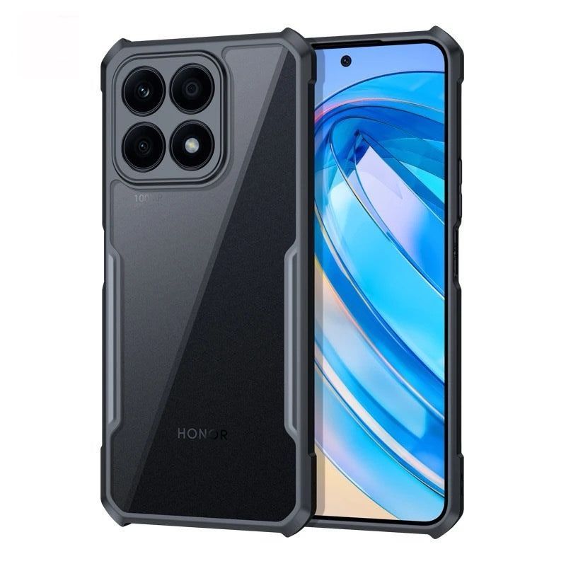 Honor X8B Ipaaky Case With Back Transparent - Black (Other)
