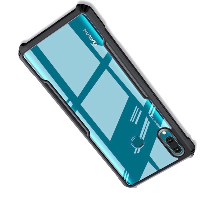 Huawei Y9(2019) Ipaaky Case With Back Transparent - Black (Other)