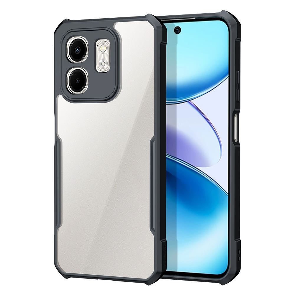 Infinix Smart 9 Ipaaky Back Transparent Case - Black (Other)