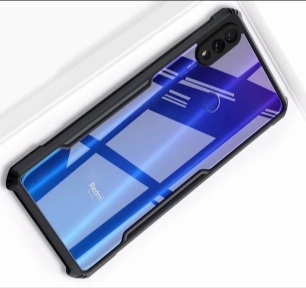 Redmi Note 7 / Note 7 Pro Ipaaky Case With Back Transparent - Black (Other)