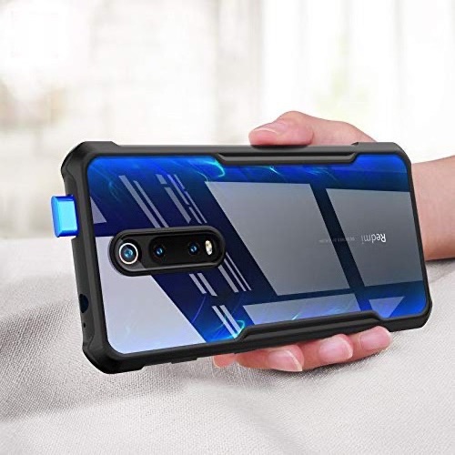 Redmi K20 / K20 Pro Ipaaky Case With Back Transparent - Black (Other)
