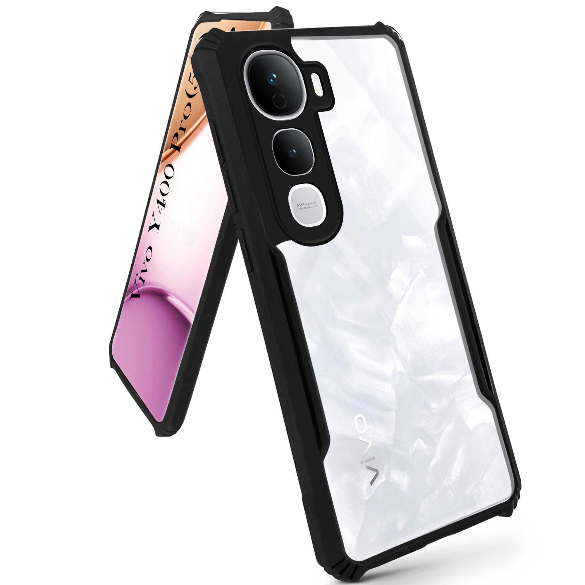 Vivo Y400 Ipaaky Back Transparent Case